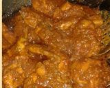 A picture of step 7 of Chicken curry.