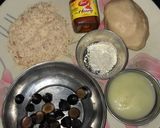 A picture of step 1 of Honey grapes puran poli.