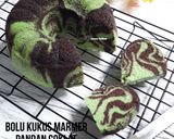 Foto langkah ke 8 dari resep Bolu kukus marmer pandan coklat.