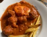 Foto del paso 6 de la receta: Kefta con huevo y patatas fritas