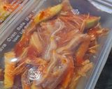 Hình bước làm 6 của món Tai heo sốt thái