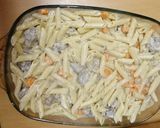Tejszínes húsos sárgarépás penne tészta recept fázis 7 fotója
