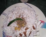 A picture of step 1 of Coconut kofta curry.