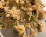 A picture of step 3 of Punjabi Aloo Parantha with anardana(dhaba style).