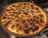 Une image de l'étape 11 de Tarte aux reines claudes crème vanille (pâte brisée au lait et gelée pommes cranberries).