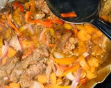 A picture of step 3 of Beef Sauce.