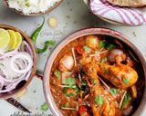 A picture of step 10 of Kadhai Murgh.