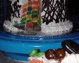 Foto langkah ke 10 dari resep Rainbow checkerboard cake.