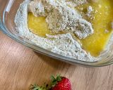 Une image de l'étape 2 de Cookies moelleux BB, fraises fraîches et chocolat blanc.