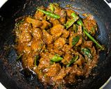 A picture of step 6 of Tala Hua Gosht (Mutton Fry - Hyderabadi style).