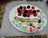 Foto del paso 6 de la receta: Tarta fría de buttercream de queso y frutos rojos