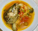 Foto langkah ke 11 dari resep Asem Pedas Kepala Salmon.