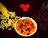 A picture of step 4 of Kidney Beans Sauce Pasta.