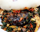 A picture of step 1 of Efo ri ro.