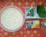 Foto langkah ke 1 dari resep Ketan Woran Topping Keju.