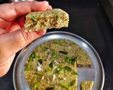 A picture of step 8 of Mung bean Dhokla.