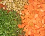 A picture of step 3 of Rich coconut fried rice.