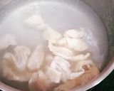 รูปขั้นตอนการทำที่ 3 ของ หนังไก่ผัดสามเกลอ,เส้นแก้ว,ผักกาดขาวผัดน้ำมันงา,ไข่ดาว - คีโต
