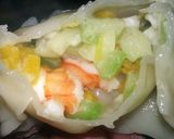 A picture of step 3 of Shrimp and Loofah Dumplings.