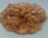 Foto del paso 1 de la receta: Arroz cremoso con pollo y gambas en Thermomix