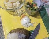 Foto langkah ke 1 dari resep Duppin kentang ayam sayuran ala fe.