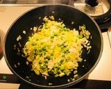 A picture of step 2 of Ndengu & chicken stew.