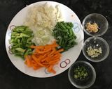 A picture of step 1 of Manchurian gravy - A chinese popular dish-easy and quick recipe.