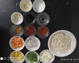 મન્ચુરિયન વિથ નુડલ્સ (fried & steam) રેસીપી પગલું 4ફોટો