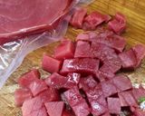 Foto del paso 1 de la receta: Ceviche de atún fresco aguachile sonorense