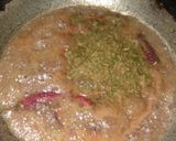 A picture of step 2 of Pudina rasam Madhu style.