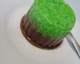 Foto langkah ke 3 dari resep Puding Lumut Pandan coklat🍮.