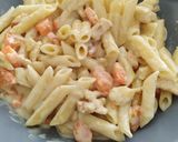 Foto del paso 4 de la receta: Macarrones con nata y pollo hechos con robot Moulinex 12en1
