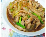 蔥爆蠔油松阪豚的食譜步驟3照片