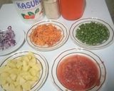 A picture of step 1 of Heavy vegetable soup.