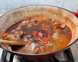 Une image de l'étape 17 de Ragoût de Sanglier aux Tomates, Carottes, Cèpes et Pommes de Terre.