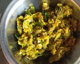 गावरान झुणका (Gavran Zunka Recipe In Marathi) रेसिपी स्टेप 3 फोटो 