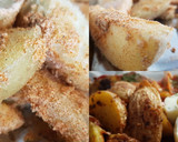 Foto del paso 5 de la receta: Pechuga de pavo rellena con patatas deluxe y salsa de piquillos