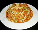 Foto langkah ke 6 dari resep Sambal Udang Bawang Batak (Udang Sambal Lokio).