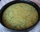 Póréhagymás polenta-torta recept fázis 8 fotója