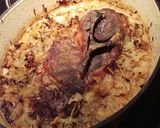 A picture of step 6 of Braised Pork & Sauerkraut.