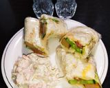 A picture of step 6 of Rolled-up Cold Sandwich.