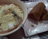 A picture of step 5 of Moi-Moi with Pap (Amanu).