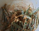 কুরকুরে ভিন্ডি(Kurkure bhindi bhaja recipe in Bengali) রেসিপি ধাপ - 2 ছবি