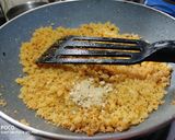 A picture of step 3 of Urad dal pinni.