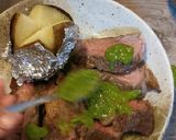 A picture of step 6 of Ribeye steak, chimichuri.