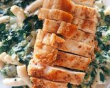รูปขั้นตอนการทำที่ 7 ของ Chicken alfredo maccaroni