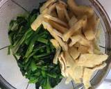 Japanese Fried Spinach with Aburaage recipe step 3 photo