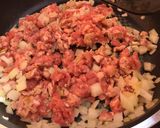 รูปขั้นตอนการทำที่ 3 ของ สปาเก็ตตี้ซอสมะเขือเทศหมูสับ
