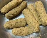 Soya sprouts kabab hot dog recipe step 10 photo