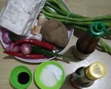 Foto langkah ke 1 dari resep Oseng Tempe Kentang Kacang Panjang.